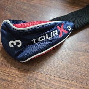 Tour X2 Golf Club Headcover in Red and Blue